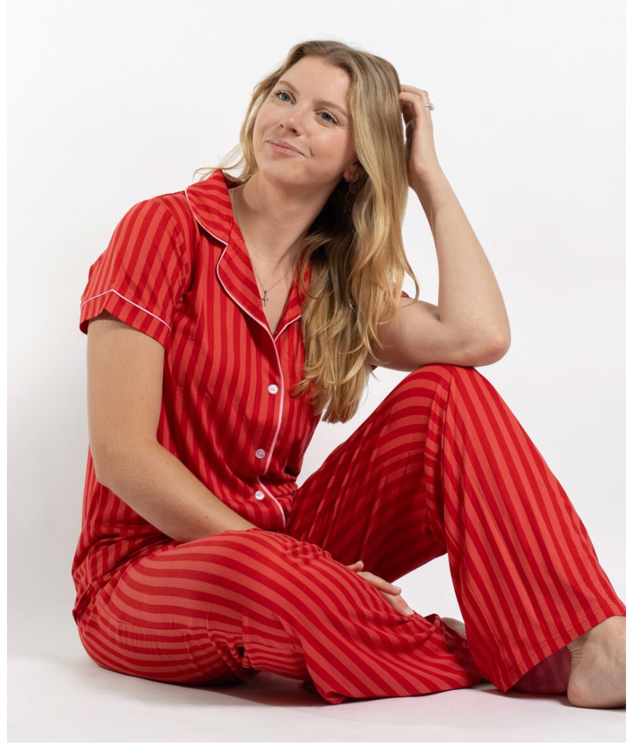 Carissa Stripe PJ Set: