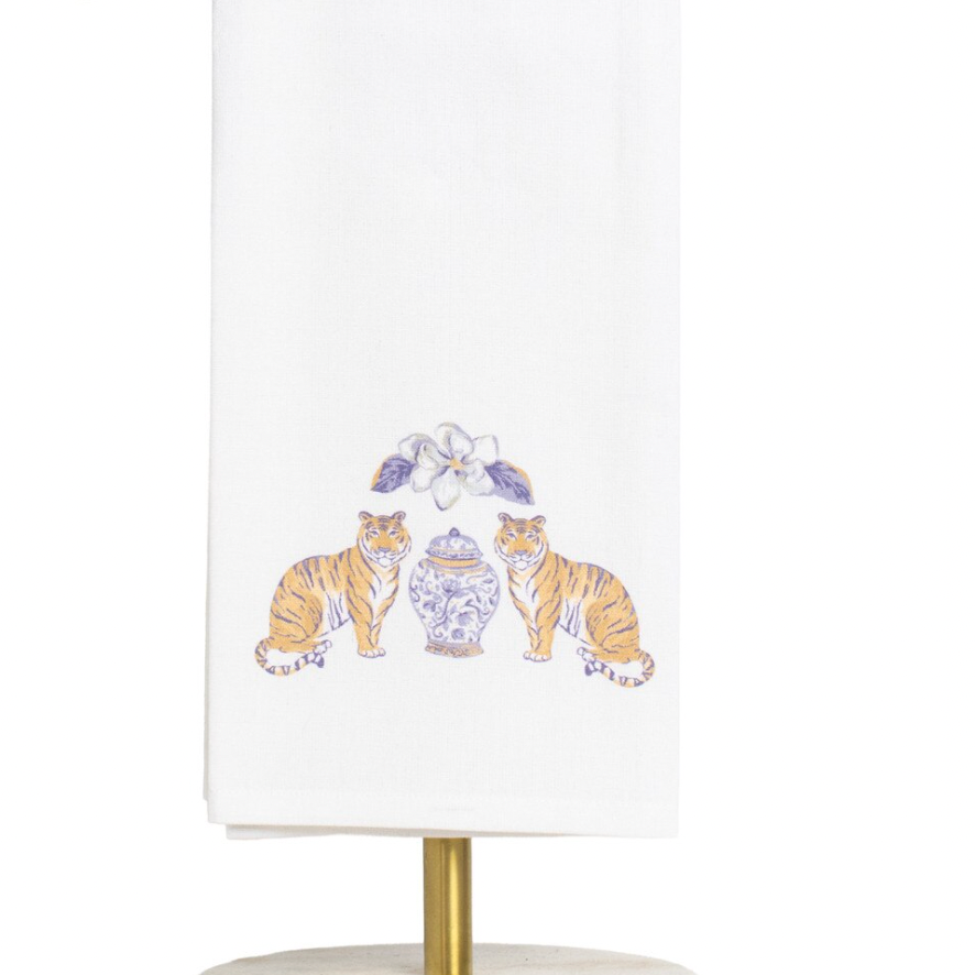 Chinoiserie Tiger Towel