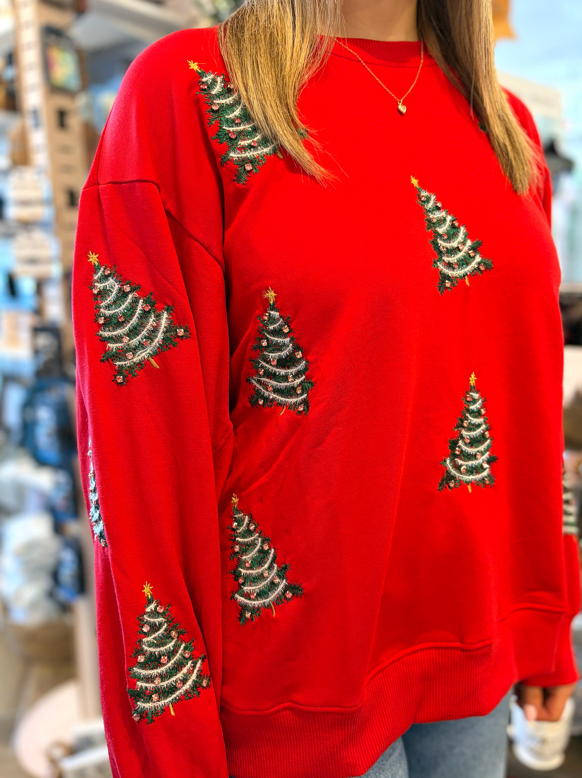 Merry Trees Pullover: