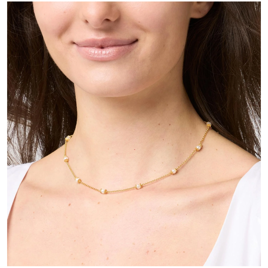 Hydra Delicate Necklace - Pearl