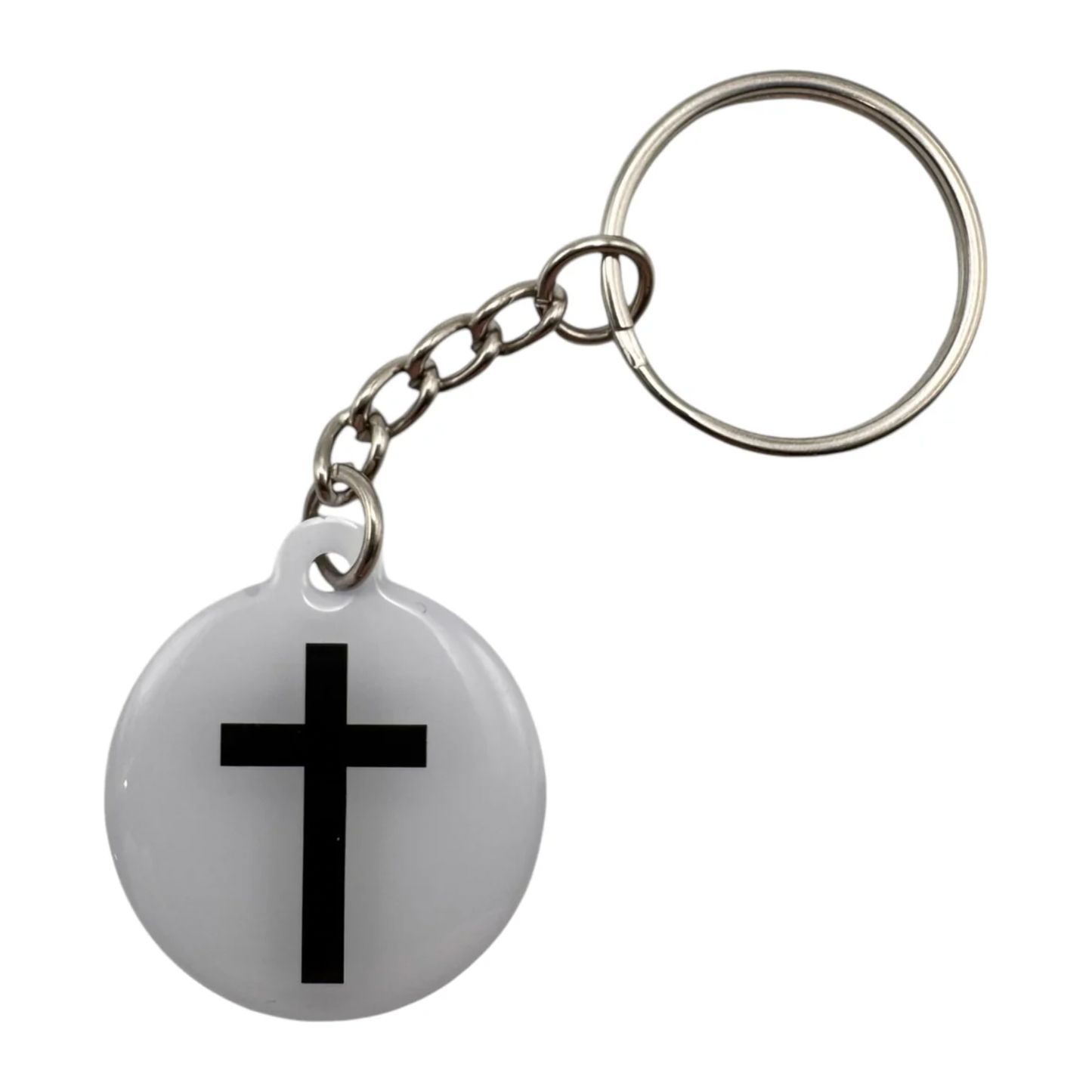 Tap to Pray Tag Keychain