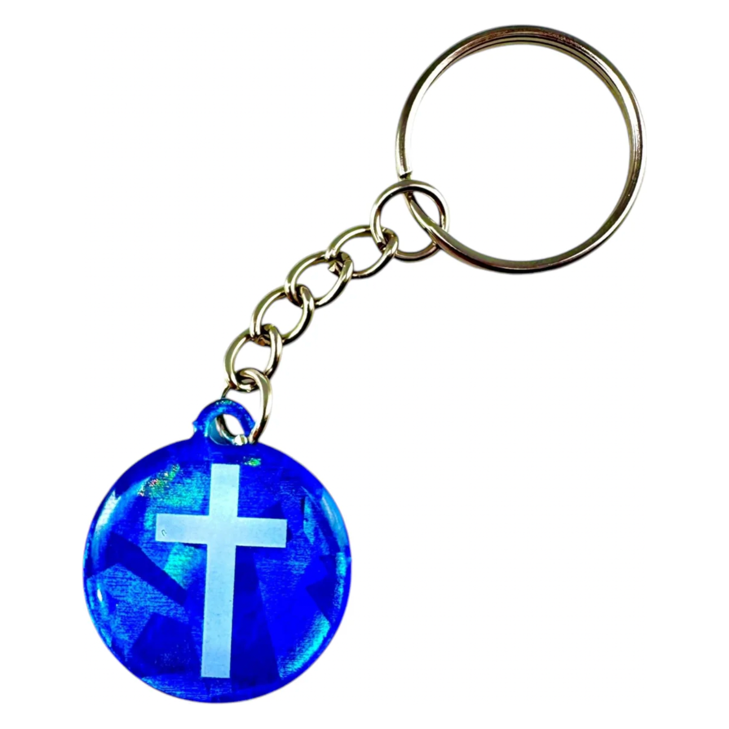 Tap to Pray Tag Keychain