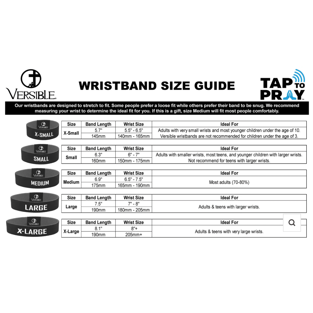 Tap To Pray Wristbands: