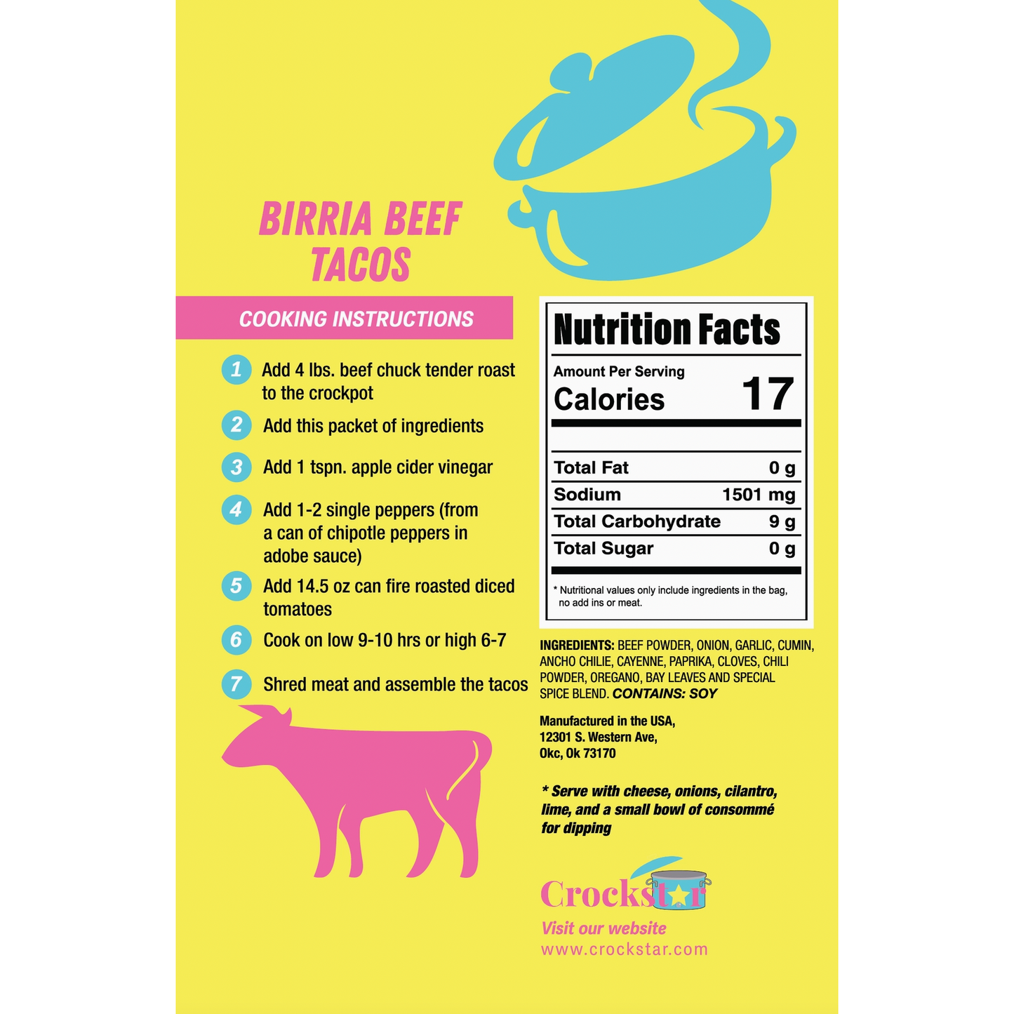 Birria Beef Tacos: Crock Pot Meal