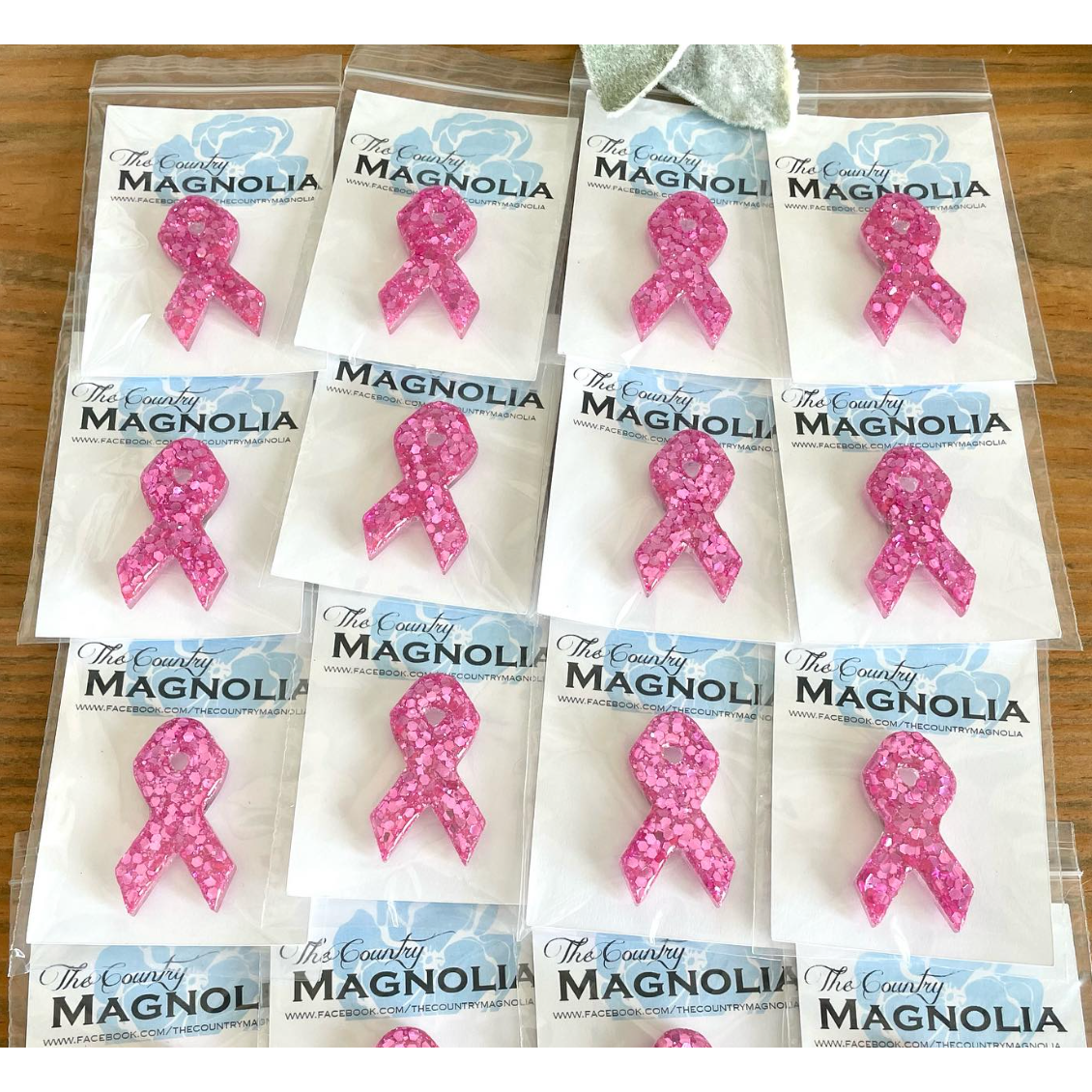 Breast Ribbon Pin - Pink