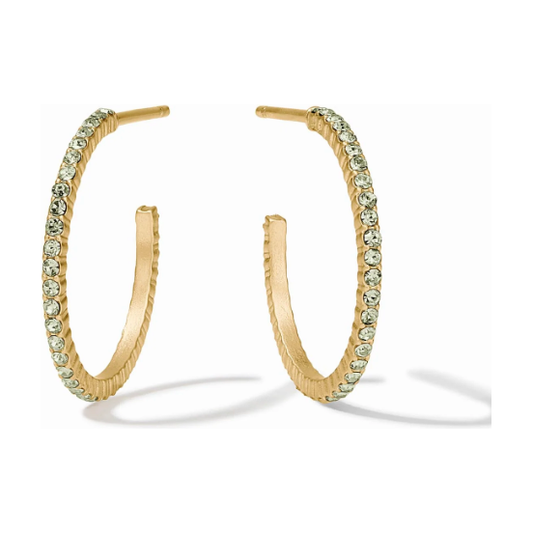 Windsor Hoop - Peridot Green - Small