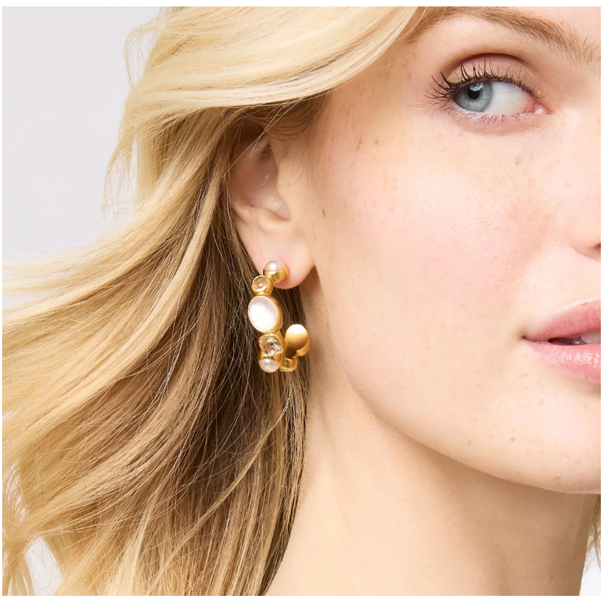 Kaleidoscope Hoop - Clear Crystal - Sm