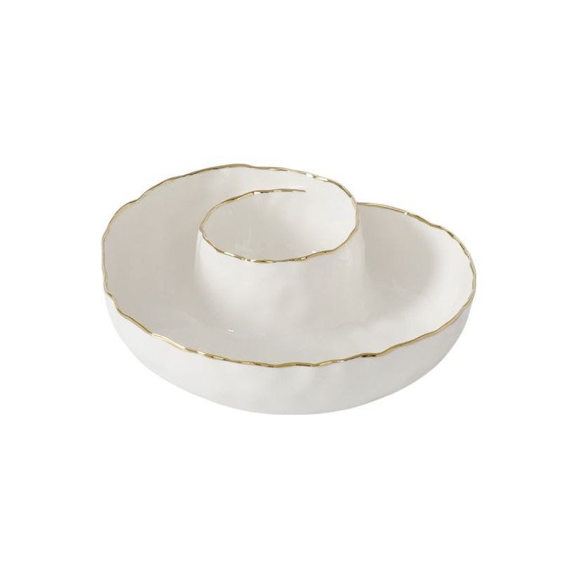 Portofino - Round Chip & Dip Platter