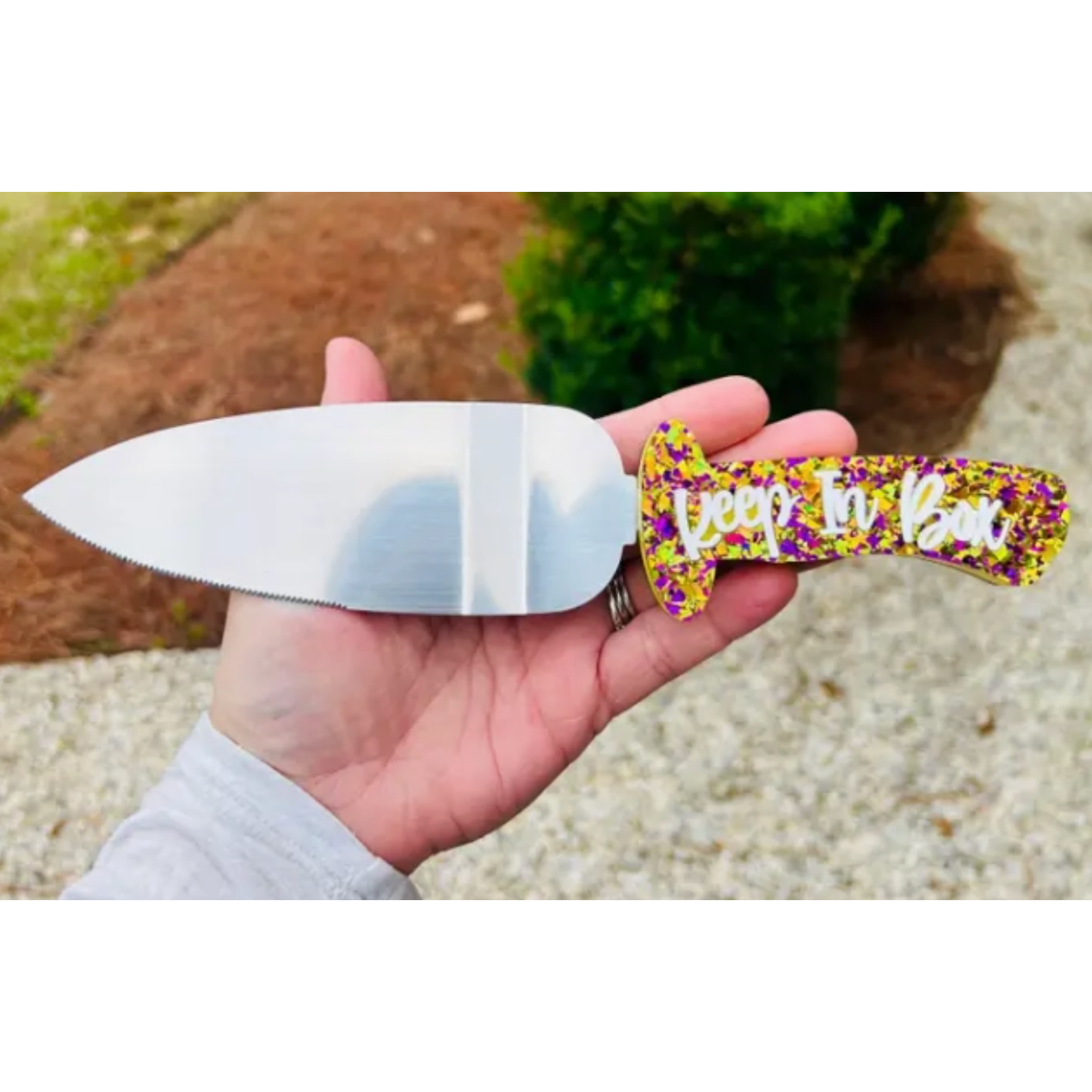 "Keep in the Box" King Cake Server