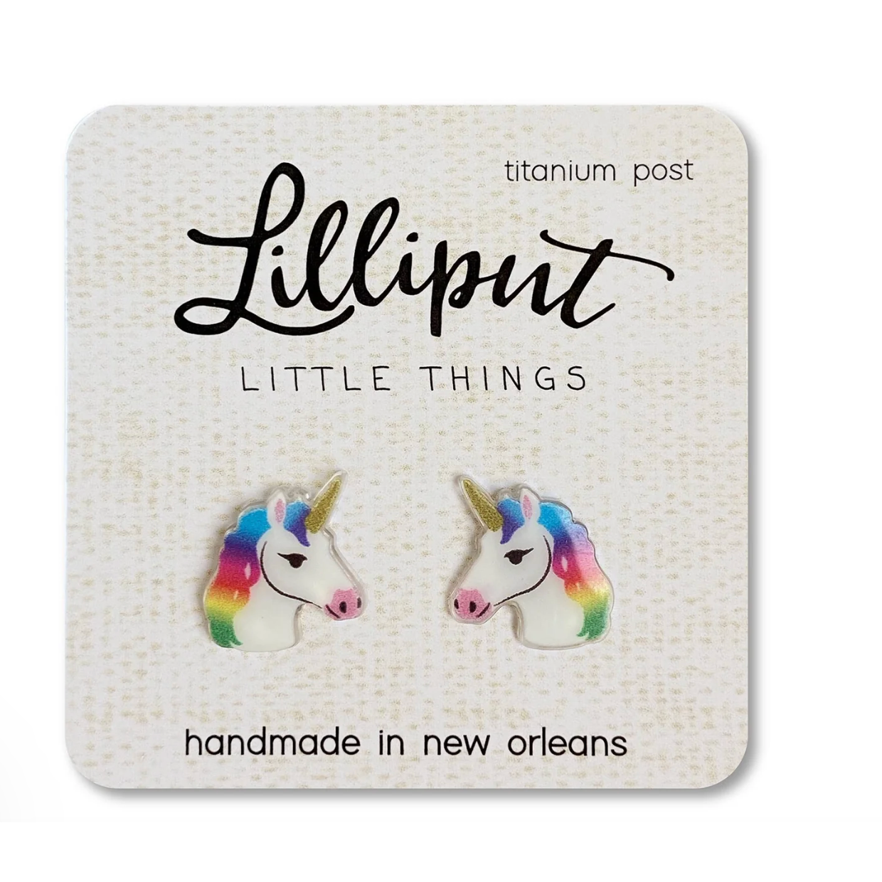 Rainbow Unicorn - Lilliput Earrings