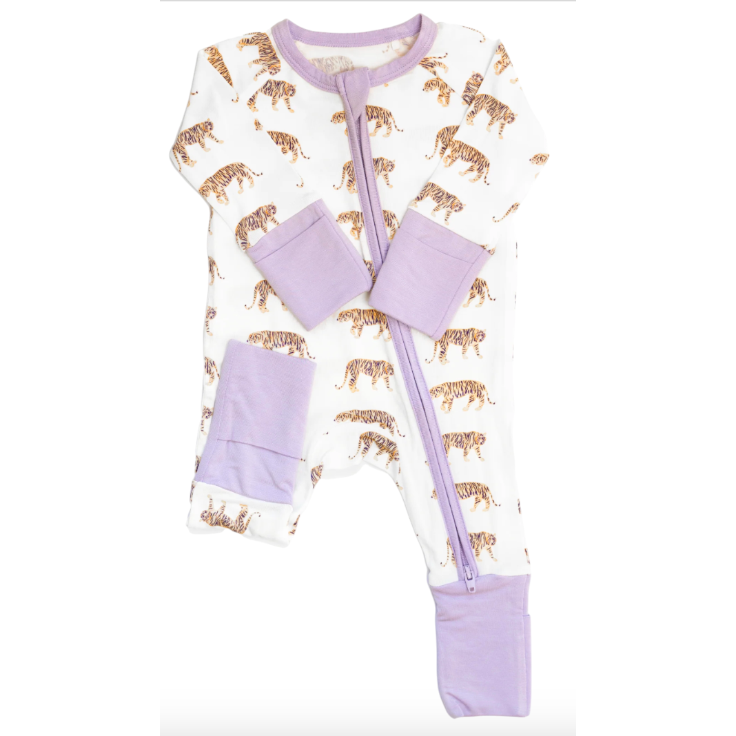 Tiger Sleep Romper: