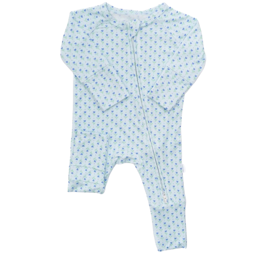 BB's Tulips Sleep Romper: