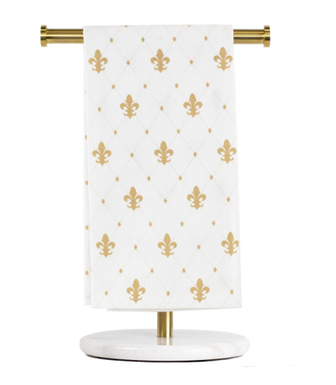 Fleur de Lis Clovis Hand Towel