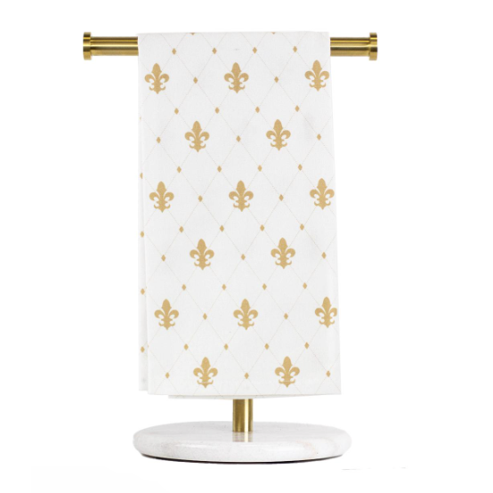 Fleur de Lis Clovis Hand Towel