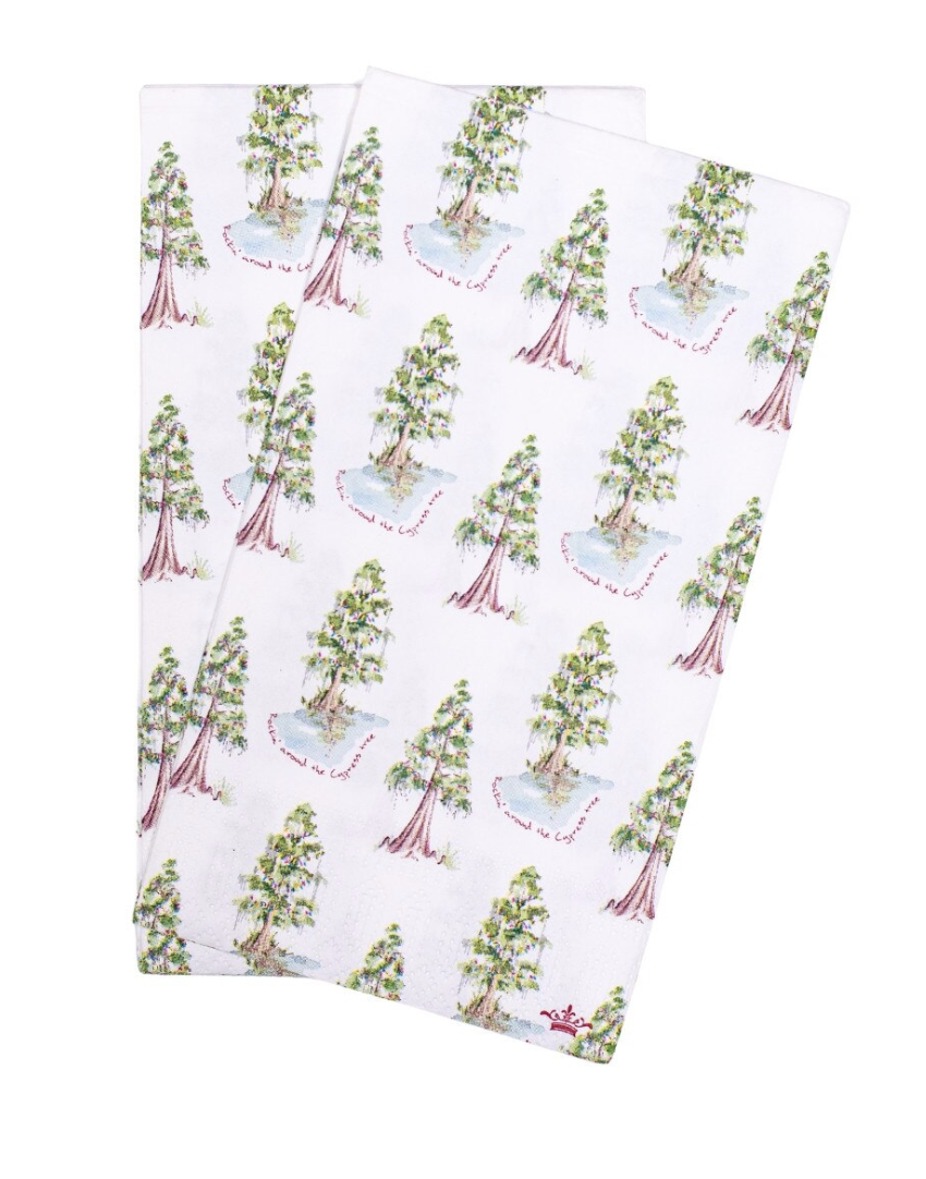 Rockin' Around the Cypress Tree Guest Towels