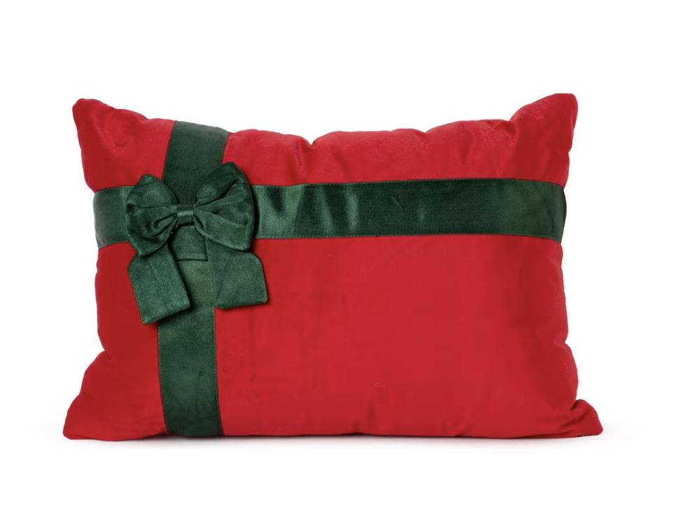 Christmas Bow Pillow