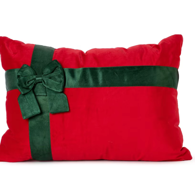 Christmas Bow Pillow