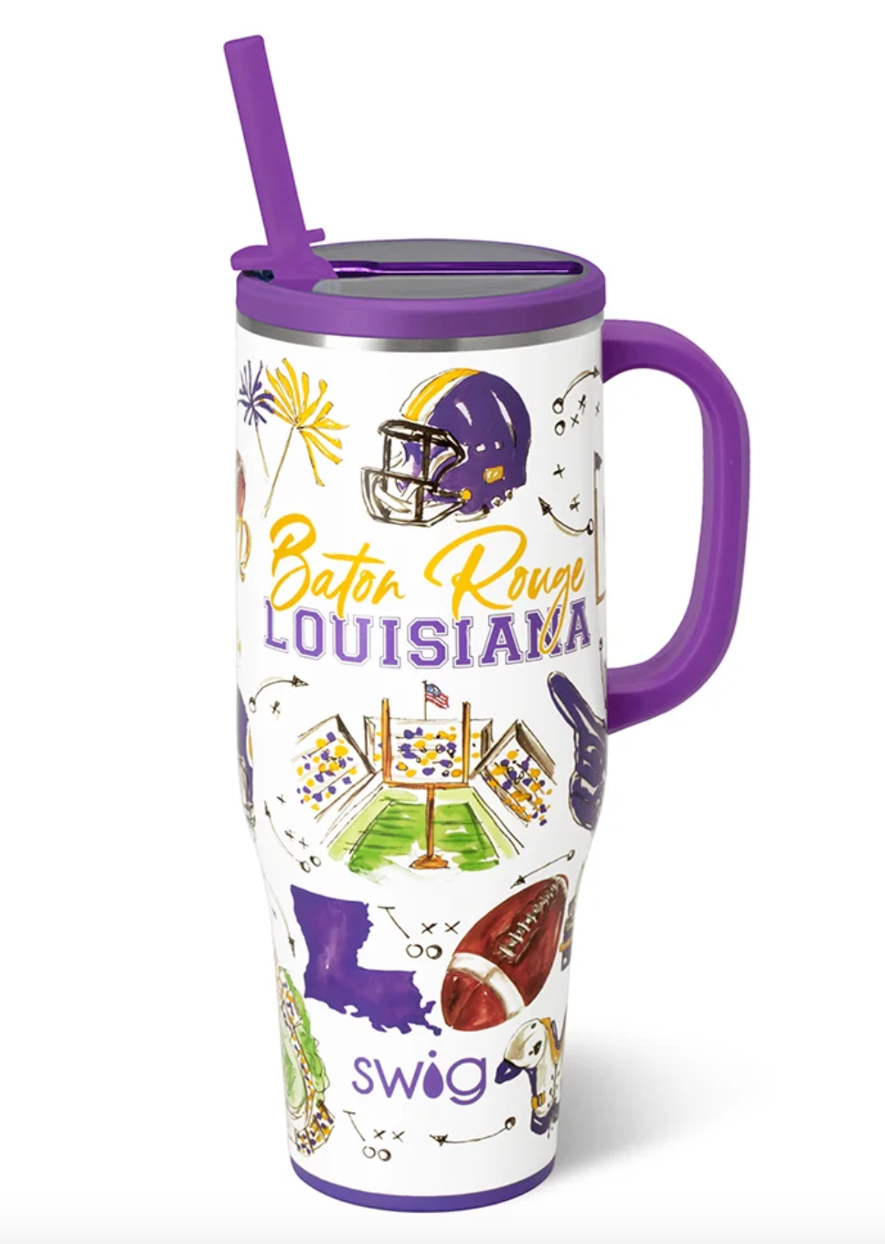 Tailgates in Baton Rouge: 40oz Mega Mug