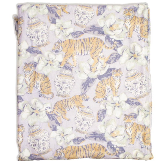 Chinoiserie Tiger Throw