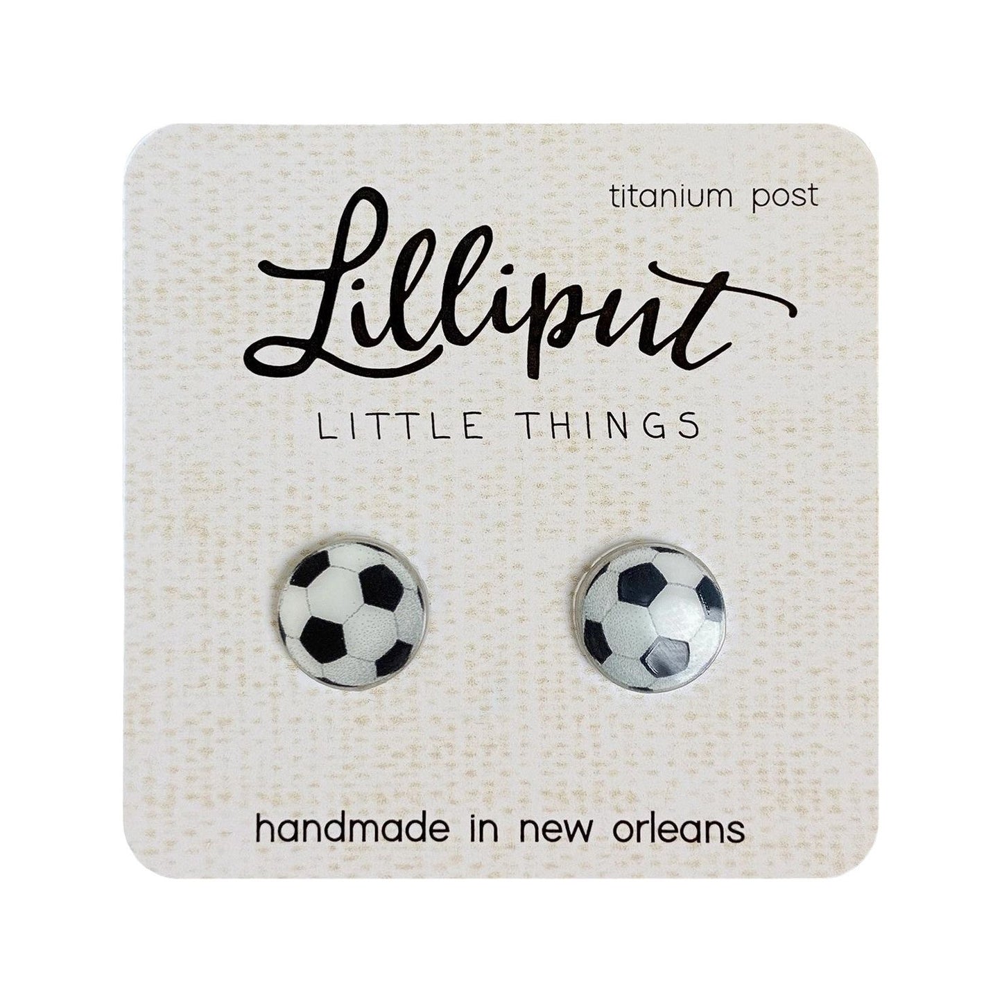 Soccer - Lilliput Earrings
