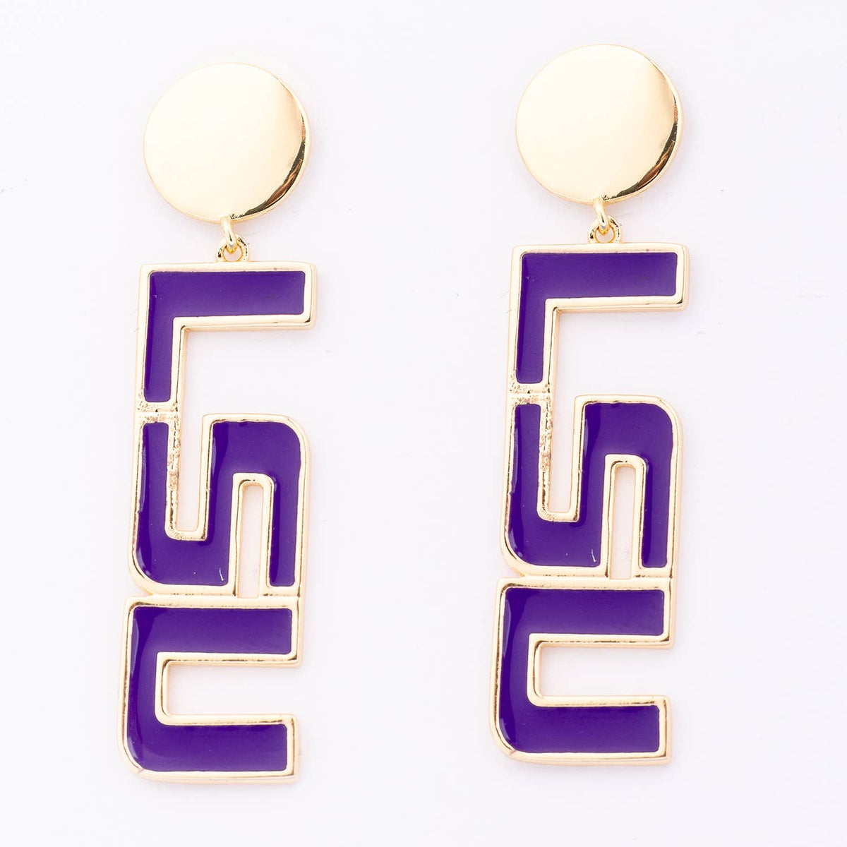 LSU Drop Earring