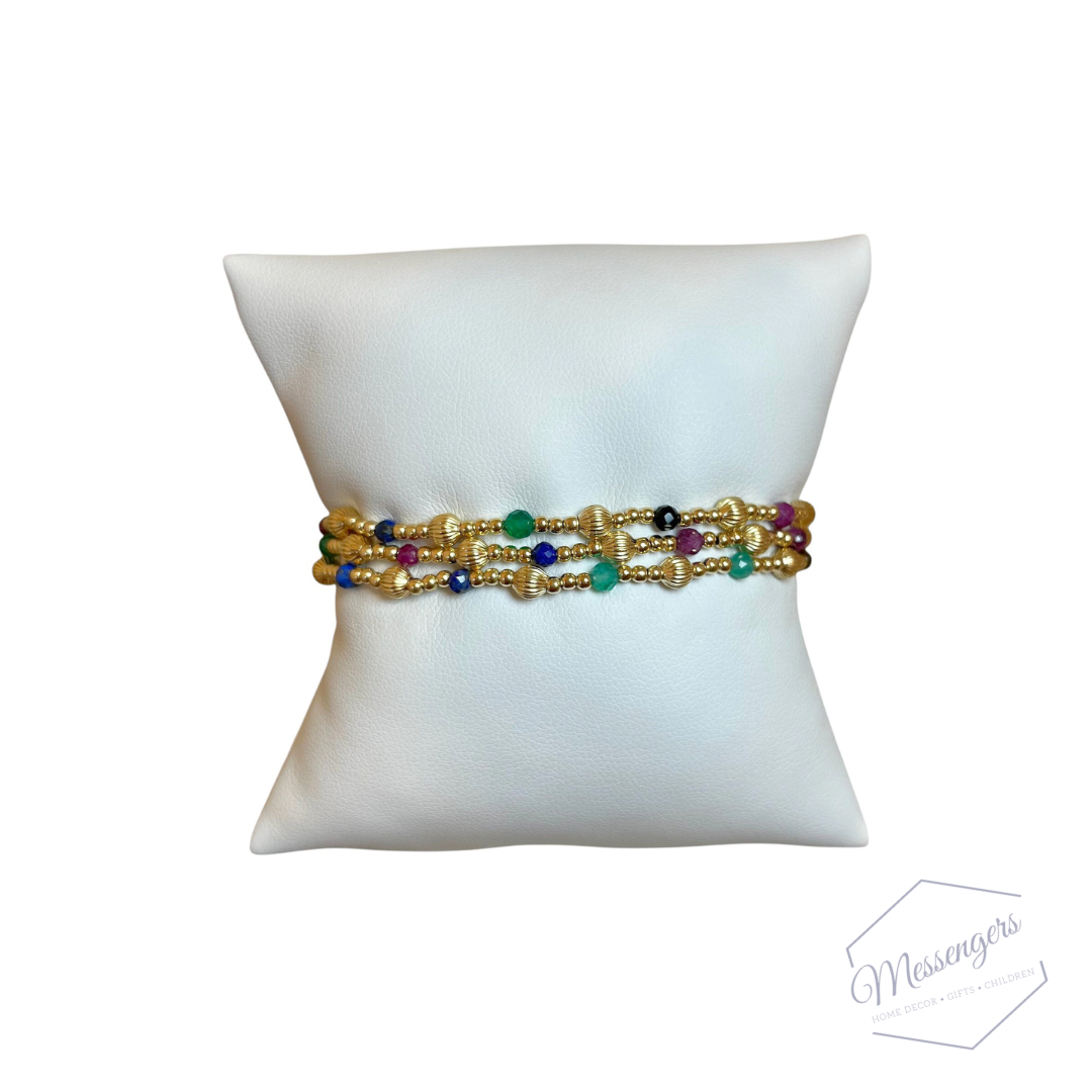 Dignity Sincerity Pattern 4mm Bead Bracelet - Hot Mess FW
