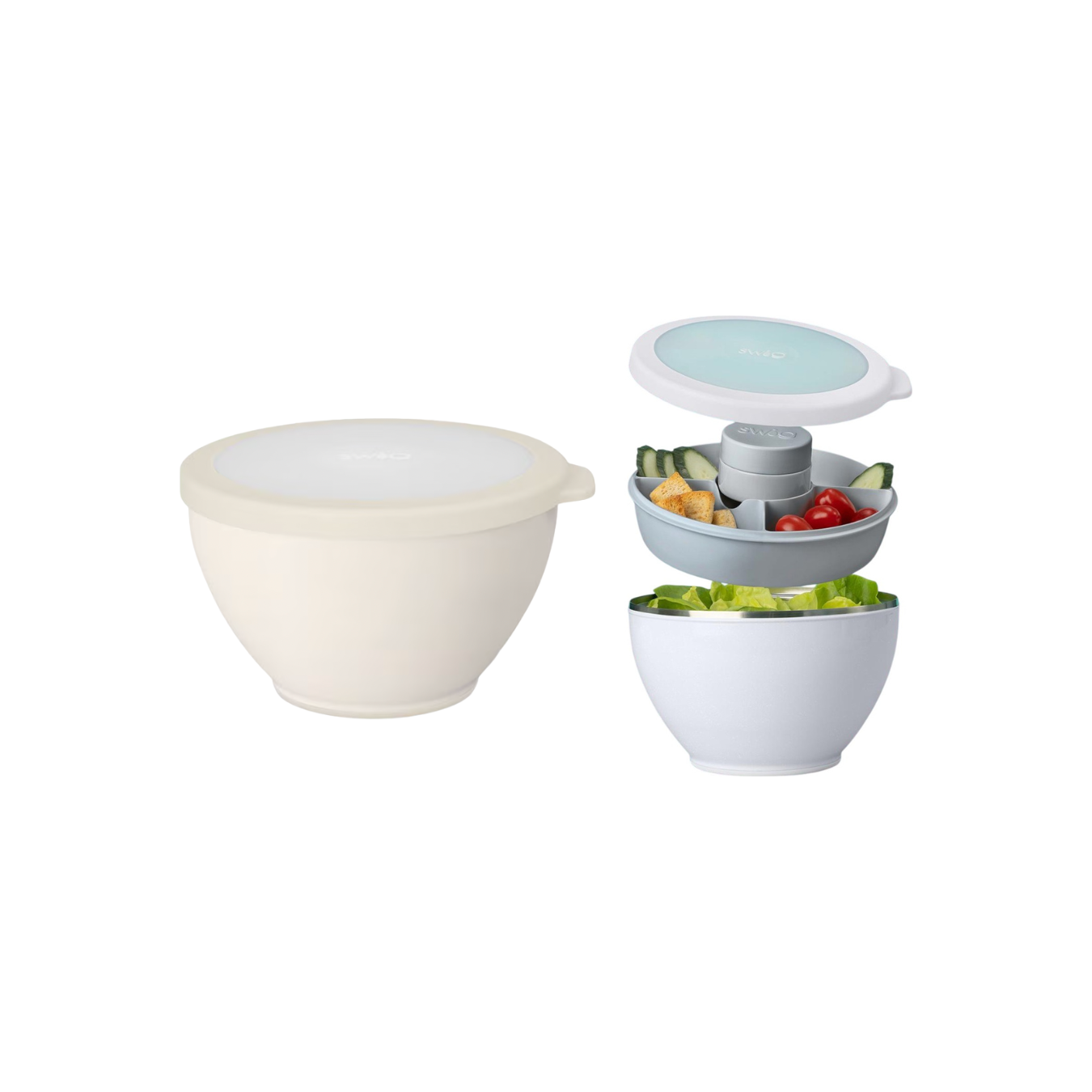 Shimmer Pearl Lunch Bowl Set - 60oz