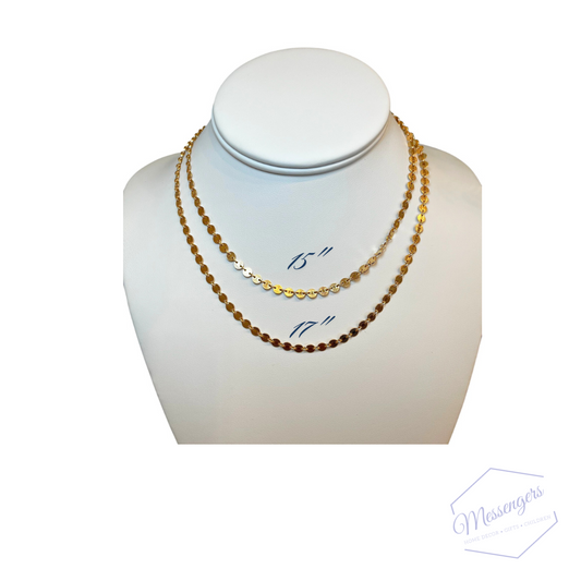 17" Choker Infinity Chic Chain - Gold