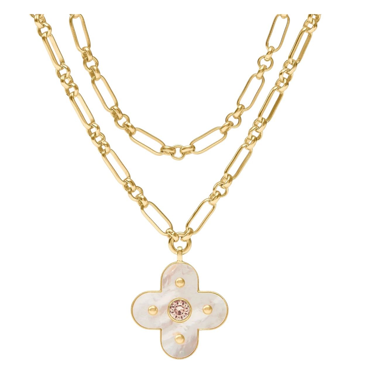 Colette Statement Necklace - Champagne
