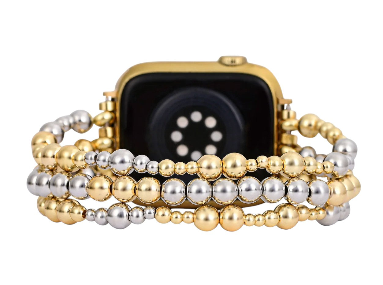 Mixed Metal Apple Watch Strap: