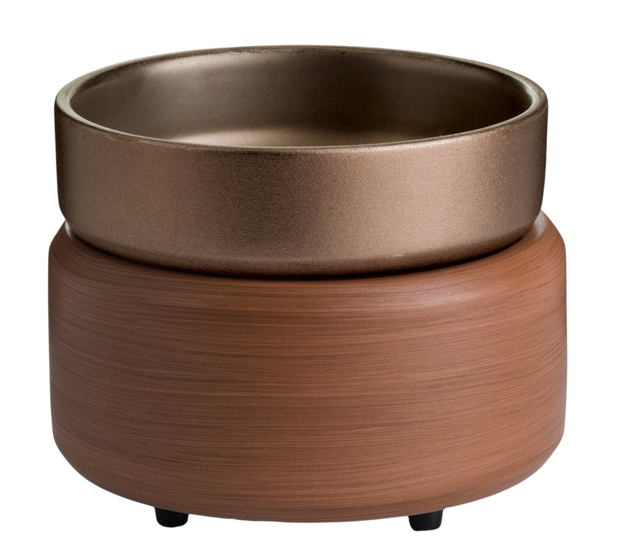 2-in-1 Classic Warmer: Pewter Walnut
