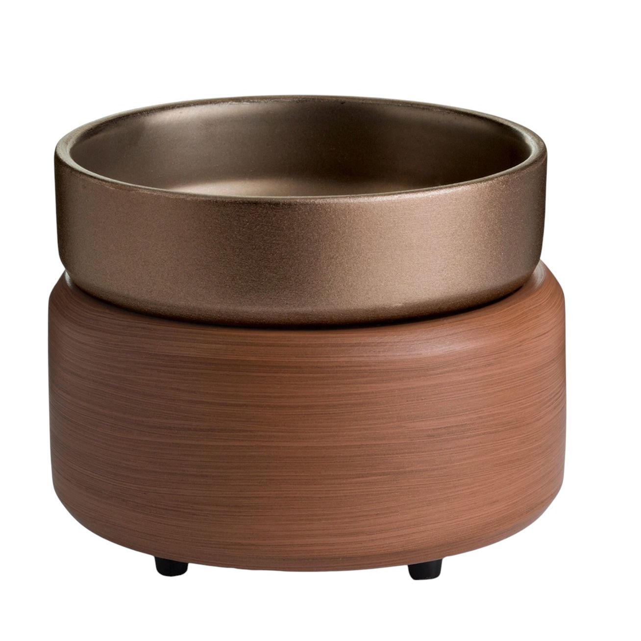 2-in-1 Classic Warmer: Pewter Walnut