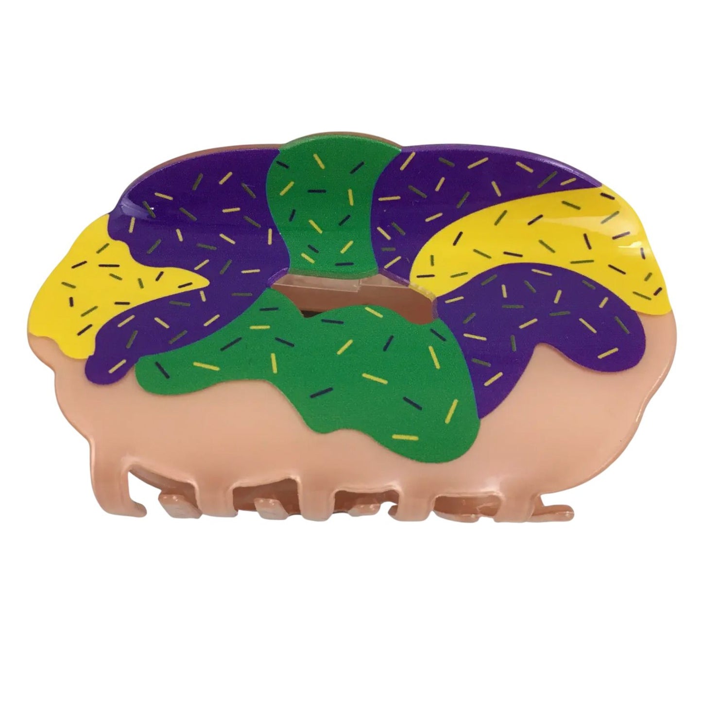 King Cake Claw Clip