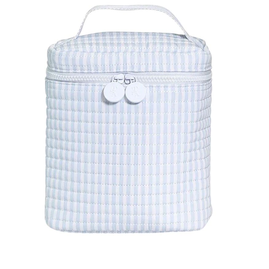 Trvl: Quilted Go Go Lunch Bag - Pimlico Stripe Blue