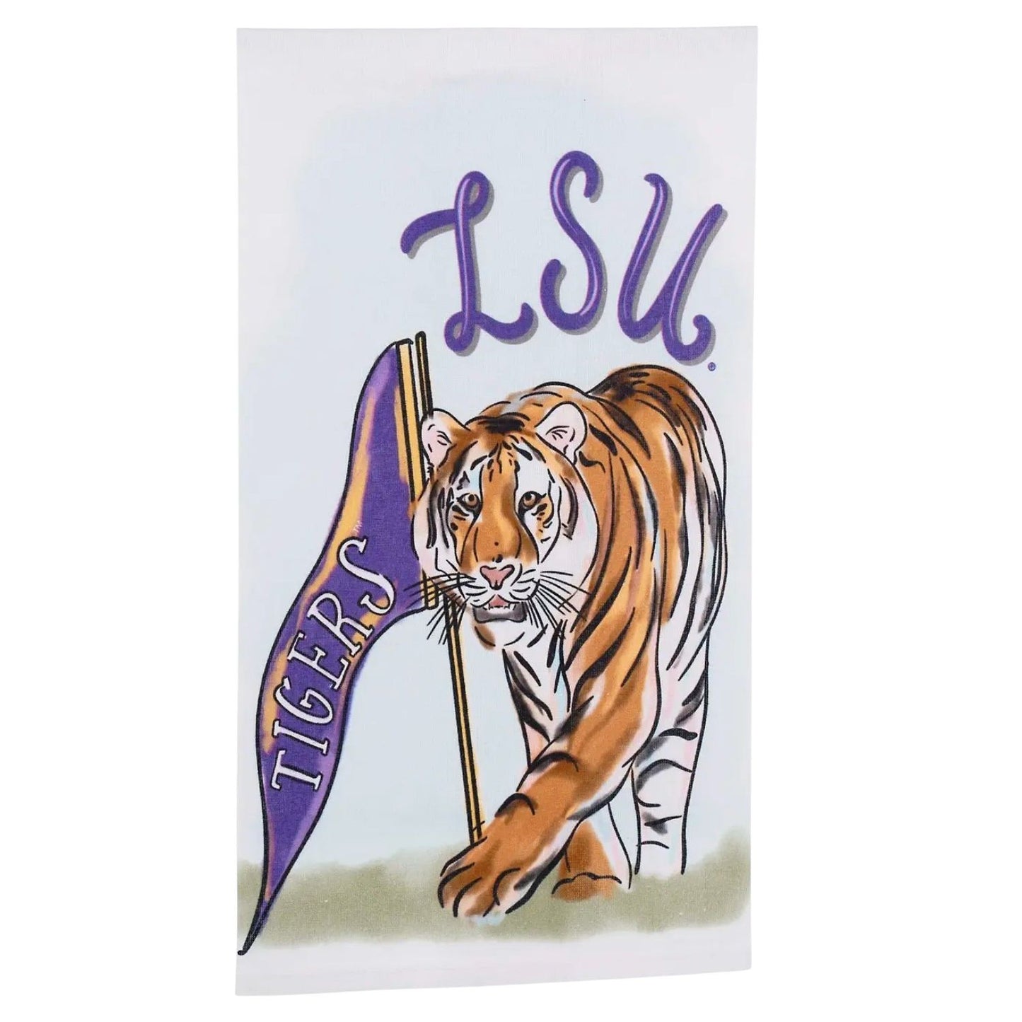 LSU Mascot Tea Towel