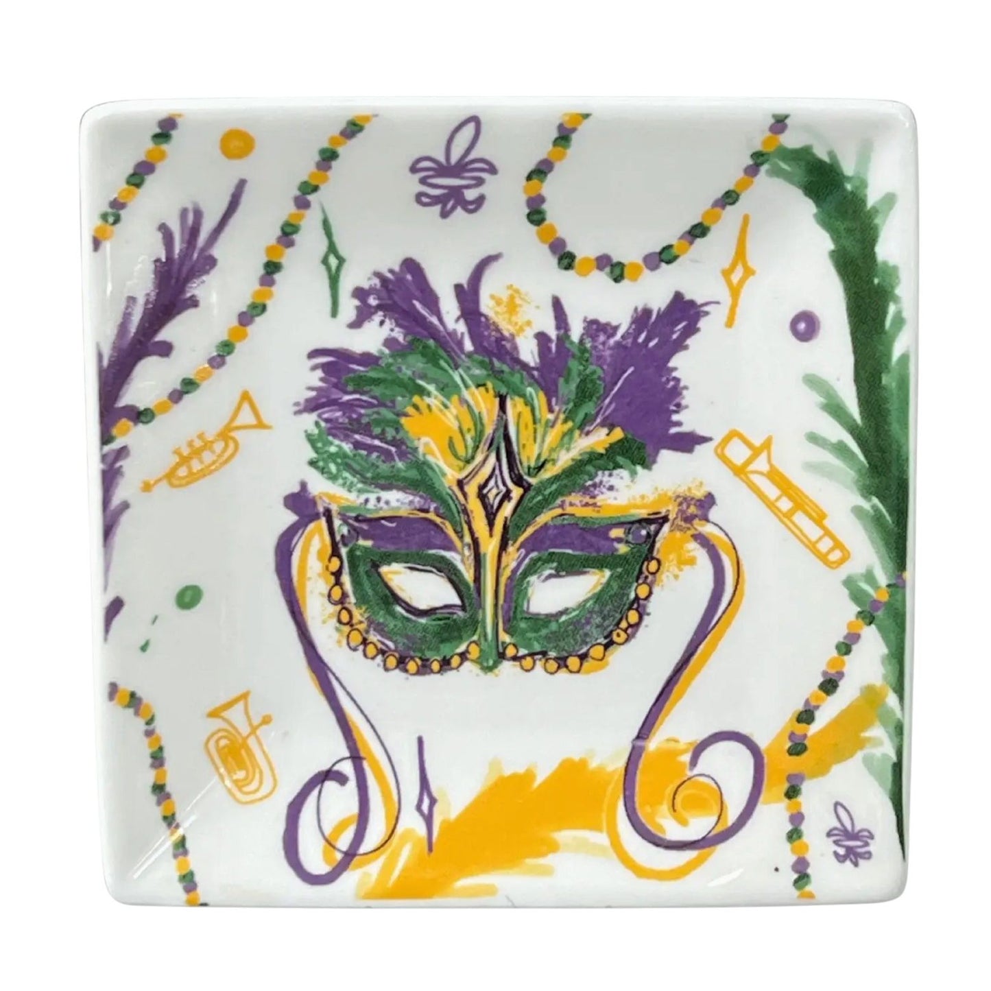 Mardi Gras Trinket Dish