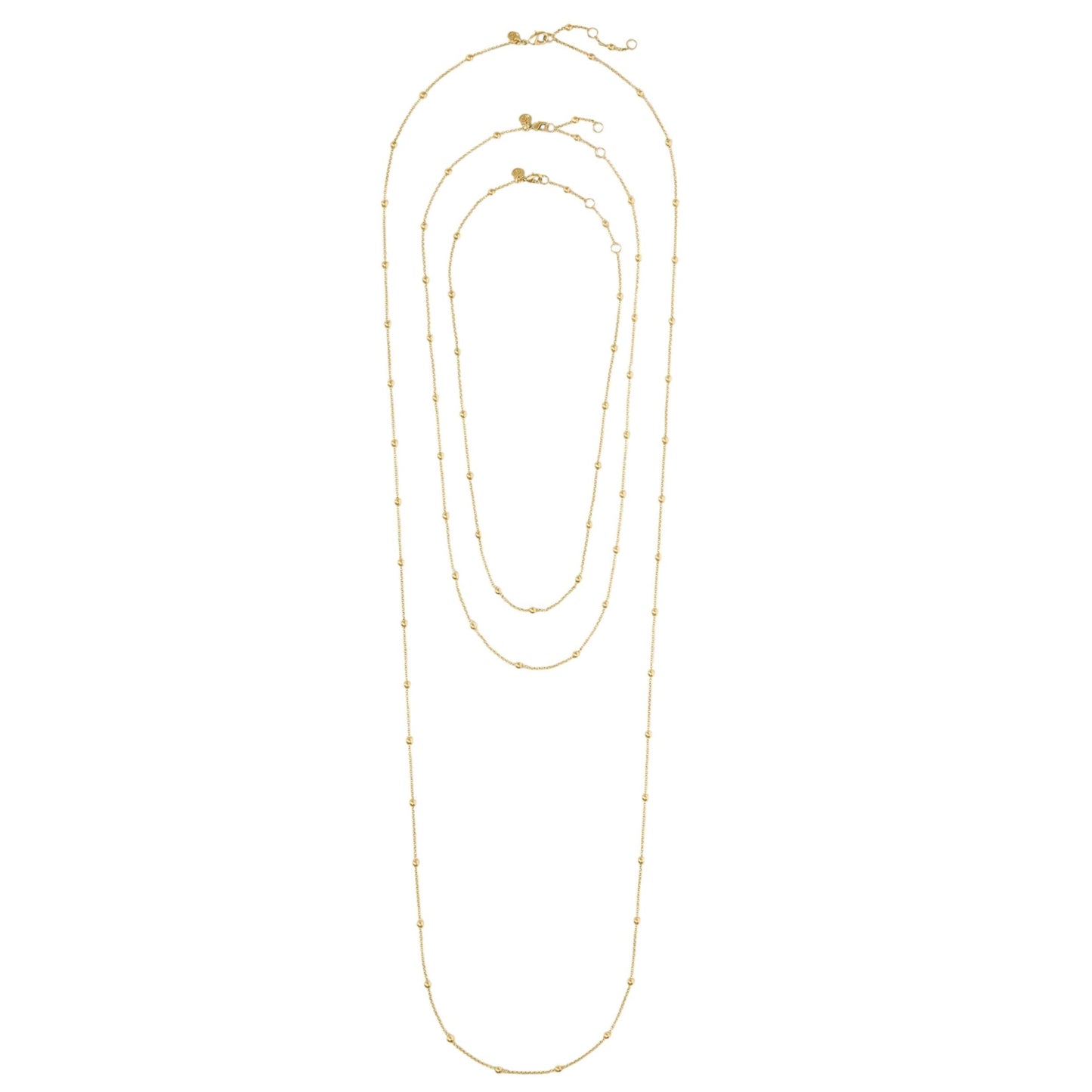 Solara Delicate Necklace - 24in Gold