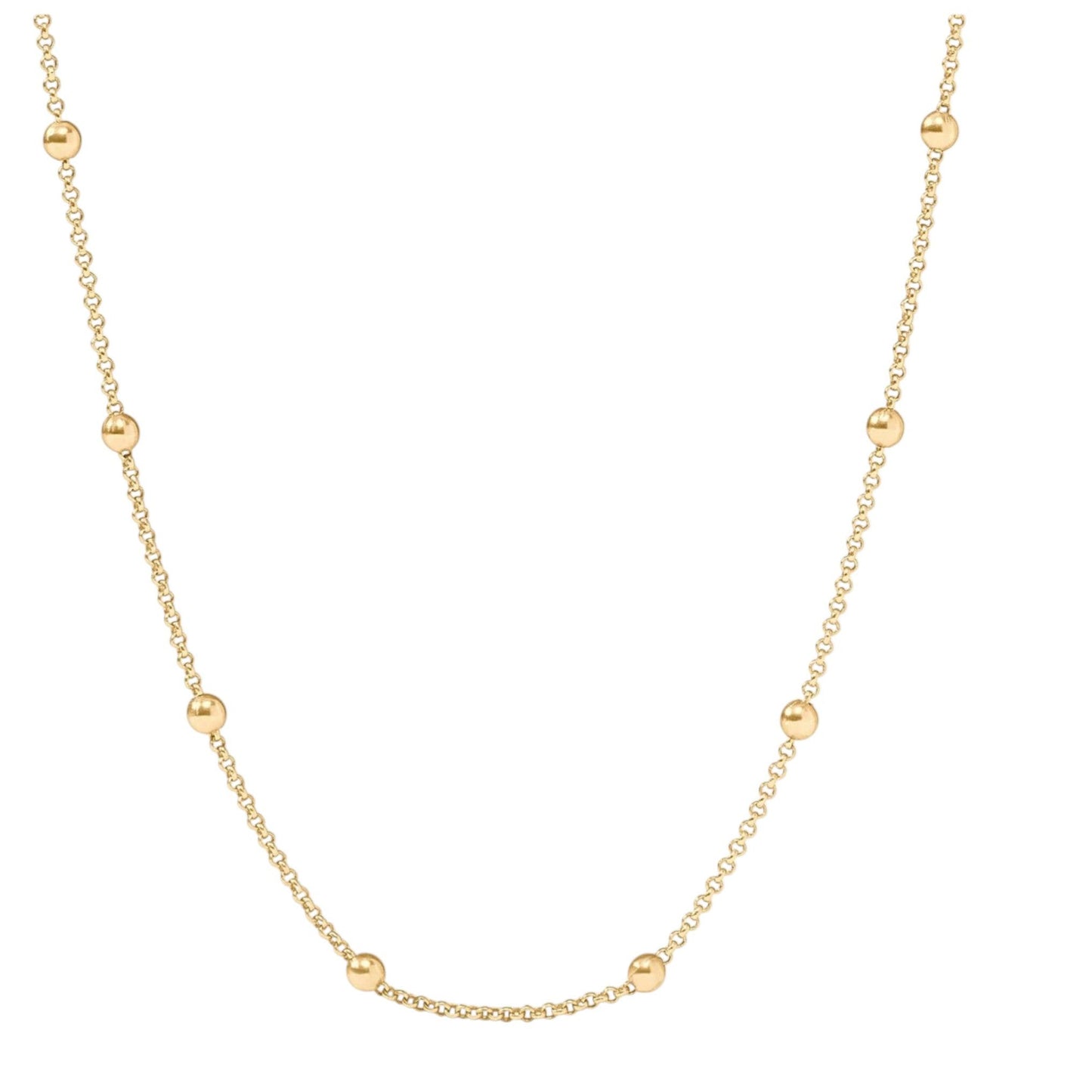 Solara Delicate Necklace - 24in Gold