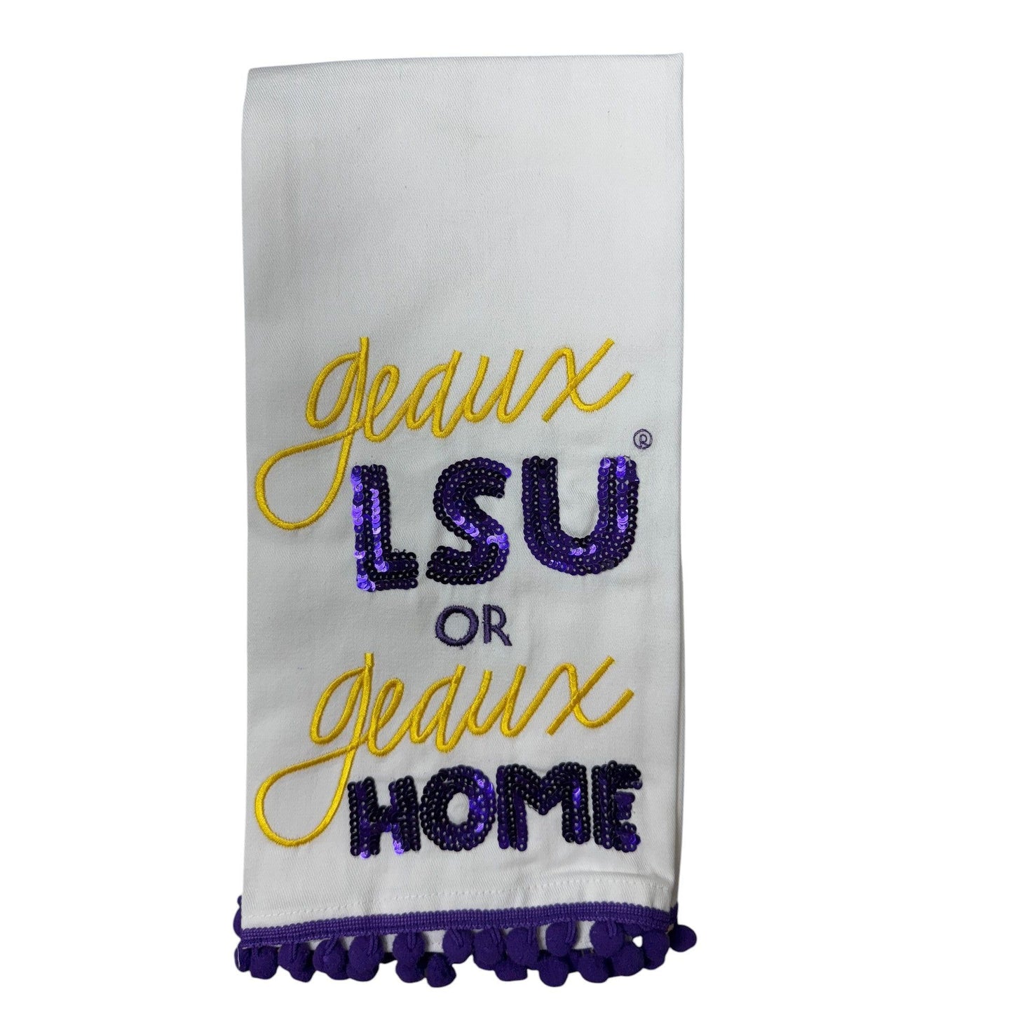 Geaux LSU or Geaux Home Towel