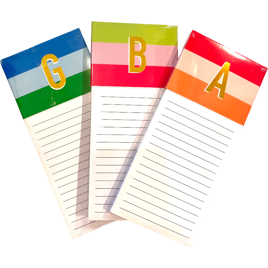 Initial Magnetic Notepad