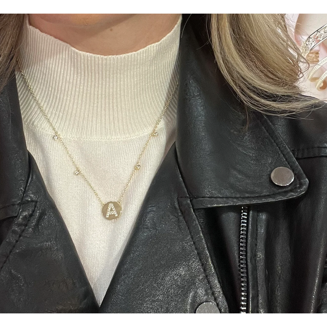 Shine Bright Initial Necklace