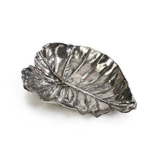 Aspen Pewter Leaf Tray