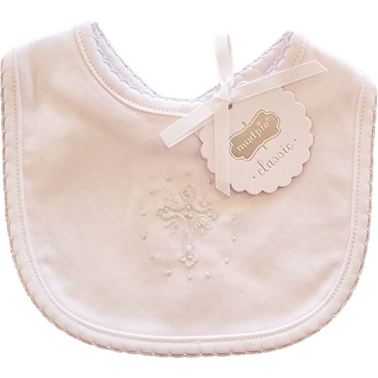 Christening Boy Bib