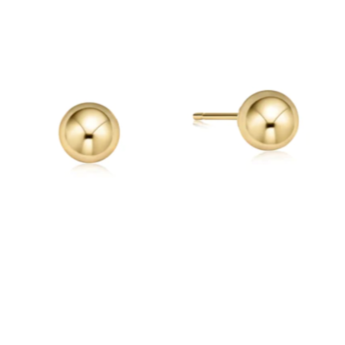 Classic 6mm Ball Stud Gold