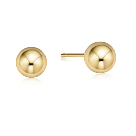Classic 8mm Ball Stud Gold
