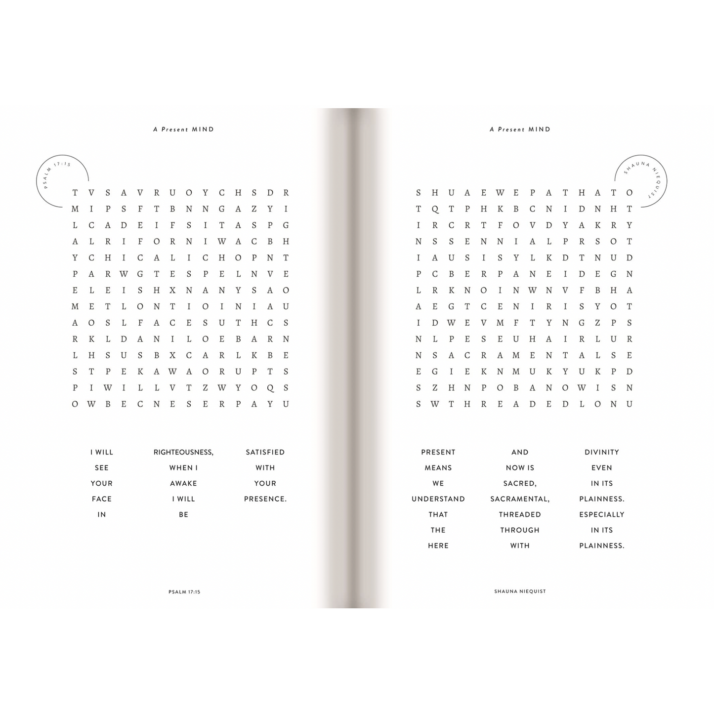 Word Search Book - Presence