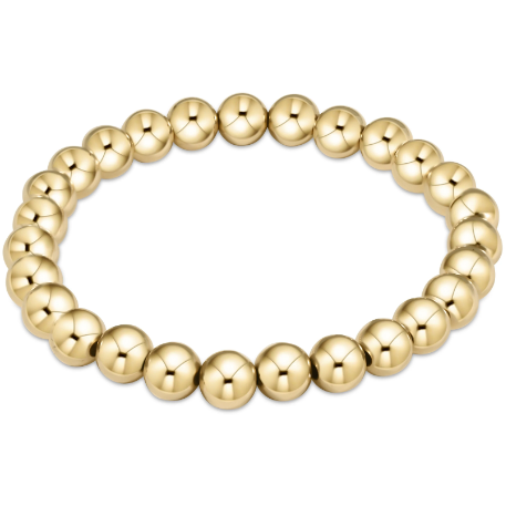 Classic Gold 7mm Bead Bracelet