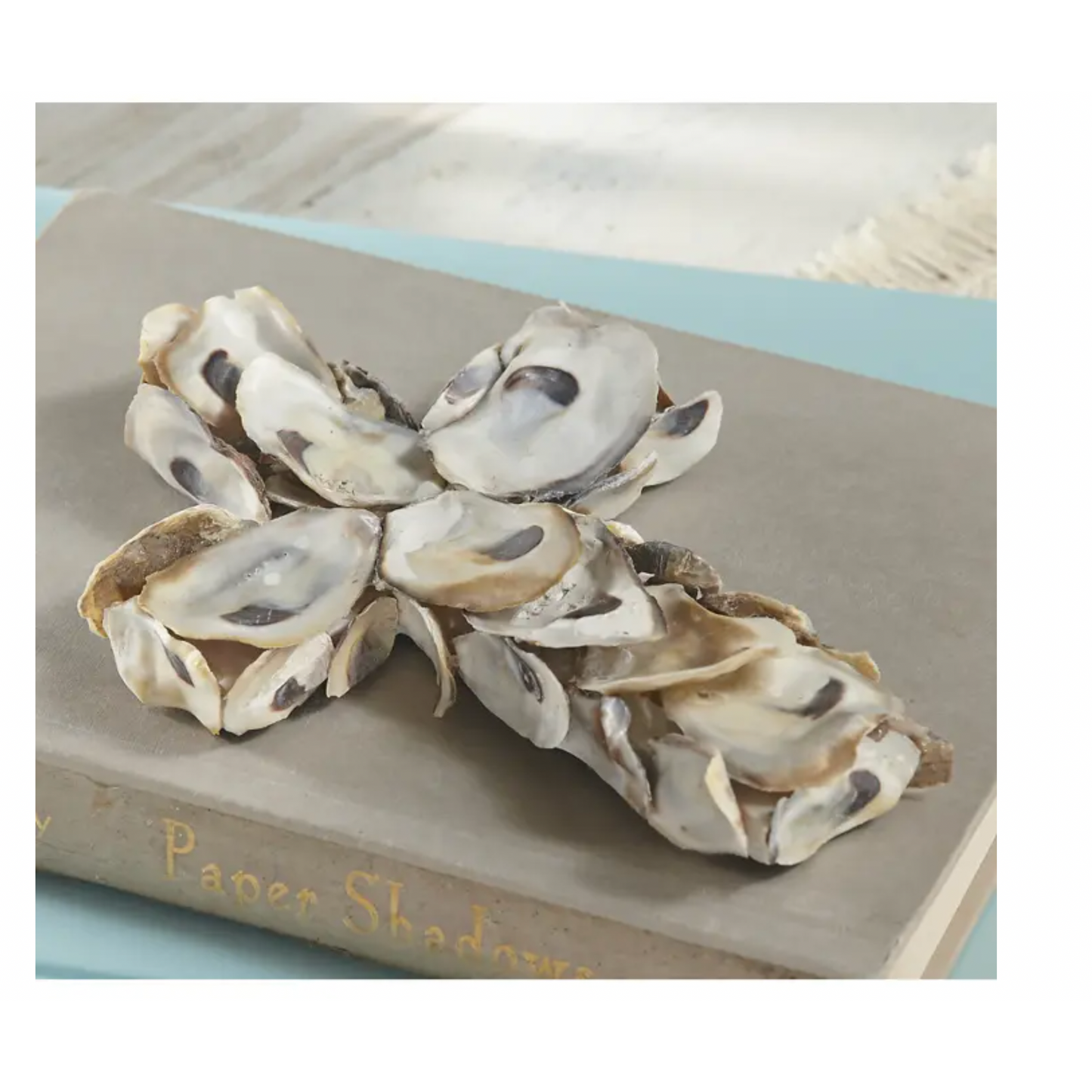 Oyster Shell Small Cross