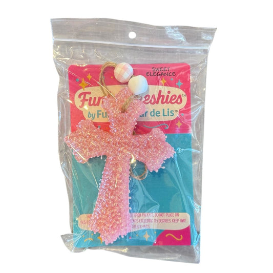 Beaded Cross Freshie: Sweet Grace