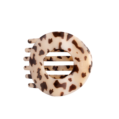 Blonde Tortoise | Large | Flat Circle Hair Clip